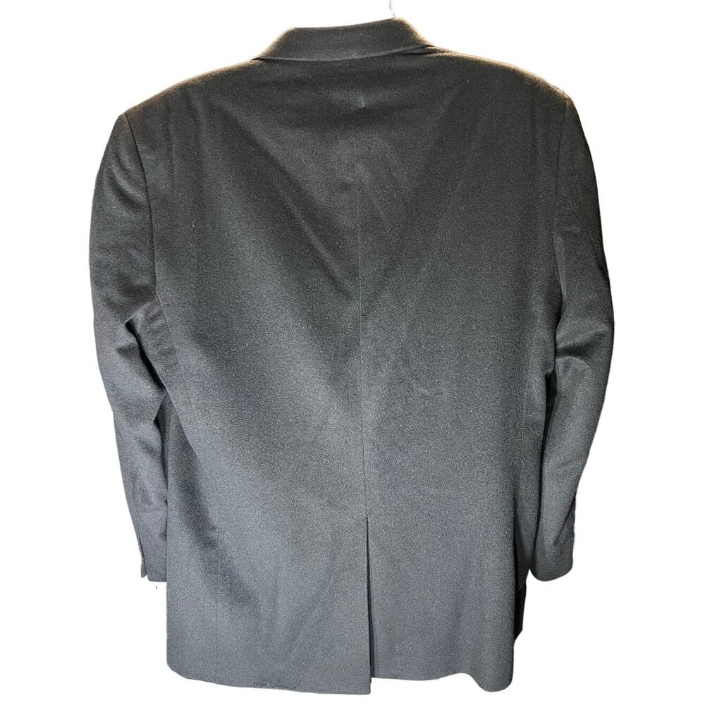 Jos.A Bank Black Cashmere Two Button Front Sports Coat Size 48L - Picture 3 of 8
